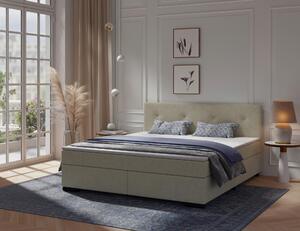 BOXSPRINGOVÁ POSTEĽ, 160/200 cm, béžová MID.YOU - Online Only spálne, Online Only