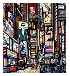 DIMEX | Vliesová fototapeta na stenu Námestie Times Square MS-3-0013 | 225 x 250 cm | viacfarebná