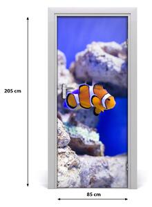 Samolepiace fototapety na dvere ryba Nemo 85x205 cm