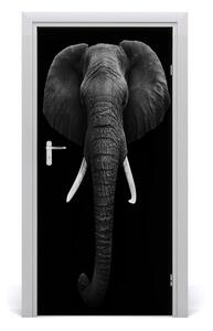 Samolepiace fototapety na dvere africký slon 95x205 cm
