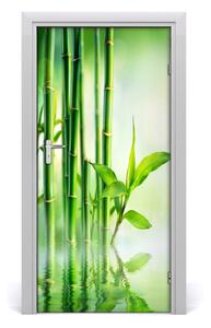Fototapeta na dvere Bambus vo vode 95x205 cm