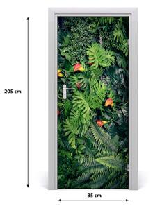 Fototapeta na dvere tropické rastliny 85x205 cm