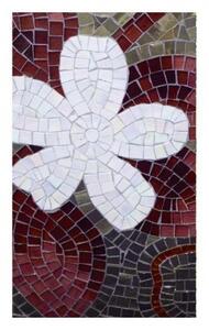 DIMEX | Vliesové fototapety na stenu Červená mosaika MS-2-0114 | 150 x 250 cm | biela, červená, šedá
