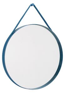HAY Nástenné zrkadlo Strap Mirror No 2 Ø70, Blue