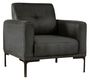 Hanah Home Kreslo Mustang antracitové