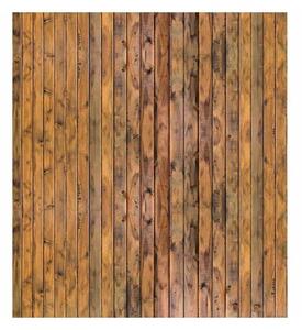 DIMEX | Vliesová fototapeta na stenu Drevené dosky MS-3-0164 | 225 x 250 cm | hnedá