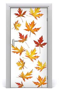 Fototapeta na dvere jesenné kvety 95x205 cm