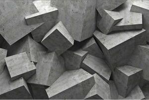 Fototapeta - 3D betónové bloky