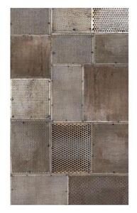 DIMEX | Vliesové fototapety na stenu Oprýskaný kov MS-2-0182 | 150 x 250 cm | hnedá, šedá