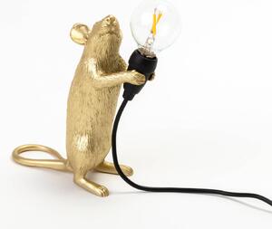 Stolová LED lampa Mouse Lamp USB stojacia zlatá