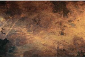 DIMEX | Vliesové fototapety na stenu Poškriabaná meď MS-5-0179 | 375 x 250 cm | medená, čierna