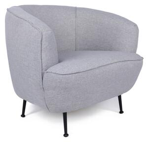 Hanah Home Kreslo Piccoli sivé/čierne