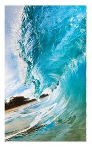 DIMEX | Vliesové fototapety na stenu Vlny oceánu MS-2-0213 | 150 x 250 cm | modrá, tyrkysová, biela
