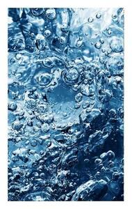 DIMEX | Vliesové fototapety na stenu Perlivá voda MS-2-0236 | 150 x 250 cm | modrá, biela