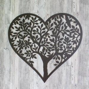 DUBLEZ | Drevený strom na stenu - Srdce