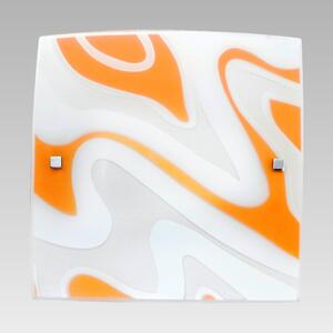 ORIX 2xE27/60W, 380x380, oranžové/bielej farby