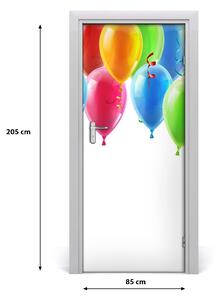 Fototapeta na dvere farebné balóny 85x205 cm