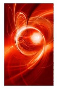 DIMEX | Vliesové fototapety na stenu Červený abstrakt MS-2-0287 | 150 x 250 cm | červená, oranžová