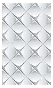 DIMEX | Vliesové fototapety na stenu 3D umelecký múr MS-2-0297 | 150 x 250 cm | biela, šedá