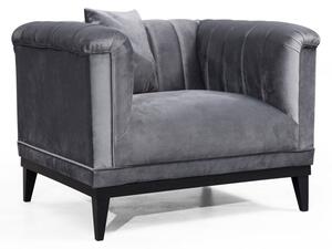 Hanah Home Kreslo Trendy sivé