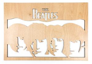 Veselá Stena Drevená nástenná dekorácia The Beatles