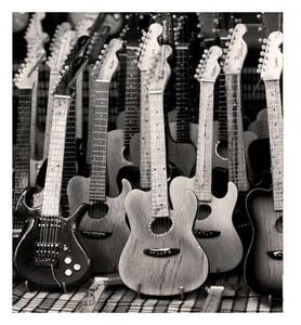 DIMEX | Vliesová fototapeta na stenu Gitarová kolekcia MS-3-0303 | 225 x 250 cm | čiernobiela