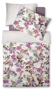 POSTEĽNÁ BIELIZEŇ, makosatén, zelená, lila, ružová, biela, béžová, 200/200 cm Fleuresse - Obliečky & plachty