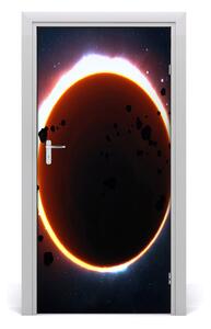 Fototapeta samolepiace na dvere zatmenie slnka 95x205 cm