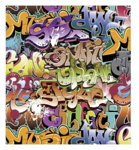 DIMEX | Vliesová fototapeta na stenu Graffiti MS-3-0322 | 225 x 250 cm | viacfarebná