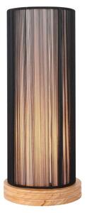 Candellux Stolná lampa KIOTO 1xE27/40W/230V čierna/hnedá CA0727 + záruka 3 roky zadarmo