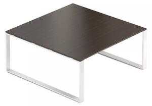 Konferenčný stôl Creator 160 x 160 cm, biela podnož
