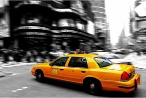 Fototapeta - Žlté taxi