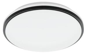 Eglo Eglo 900366 - LED Kúpeľňové stropné svietidlo PINETTO LED/15,6W/230V IP44 čierna EG900366 + záruka 5 rokov zadarmo