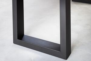 Dizajnová lavica s opierkou Evolution 160 cm hnedá akácia