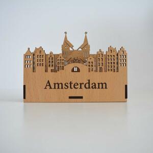 DUBLEZ | Drevený, luxusný stojan na perá - Amsterdam