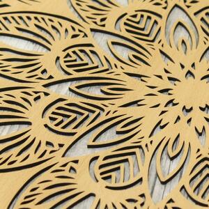 DUBLEZ | Vyrezávaná drevená Mandala - Symetria