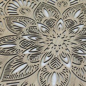 DUBLEZ | Vyrezávaná drevená Mandala - Symetria