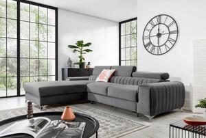 ROHOVÁ SEDAČKA, textil, sivá MID.YOU - Sedačky, Online Only