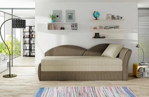 LEŇOŠKA, textil, hnedá, béžová MID.YOU - Online Only obývacie izby, Online Only