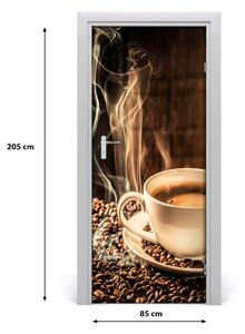 Fototapeta na dvere samolepiace aromatická káva 85x205 cm