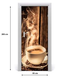 Fototapeta na dvere samolepiace aromatická káva 85x205 cm