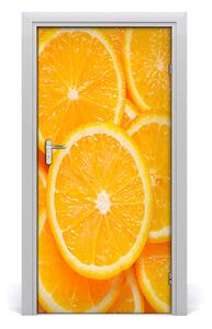 Fototapeta na dvere samolepiace pomaranče 95x205 cm