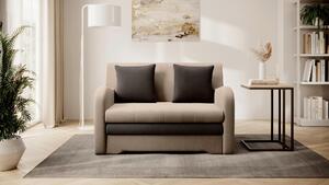 ROZKLADACIA POHOVKA, textil, tmavohnedá, béžová MID.YOU - Sedačky, Online Only