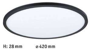 Paulmann Atria Shine panel 3-step čierna 830 Ø42cm
