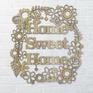 DUBLEZ | Drevený nápis na stenu - Home Sweet Home
