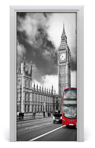 Fototapeta samolepiace na dvere Elizabeth Tower Londýn 95x205 cm