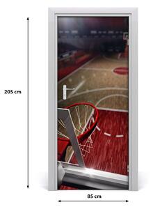 Fototapeta samolepiace dvere basketbal ihrisko 85x205 cm