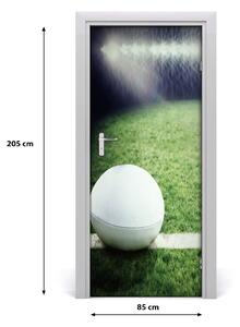 Fototapeta samolepiace na dvere loptu na rugby 85x205 cm