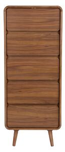 Hnedá komoda z jaseňového dreva 45x112x40 cm Rise – Zuiver