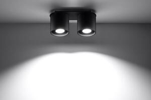 Sollux Lighting Orbis stropné svietidlo 2x40 W čierna SL.0054